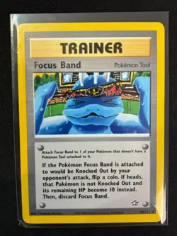 Focus Band 86/111 Neo Genesis Regular Rare Pokemon Card - Image 1