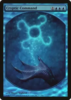 Cryptic Command -Foil Light Play MTG Promos: Magic Player Rewards - Image 1