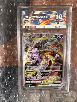 ACE 10 Mewtwo Vstar 221/172 SAR Japanese Pokemon Card VStar Universe Ace 10 - Image 1