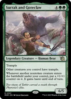 [1x] Surrak and Goreclaw Near Mint, English March of the Machine MTG Magic - Image 1