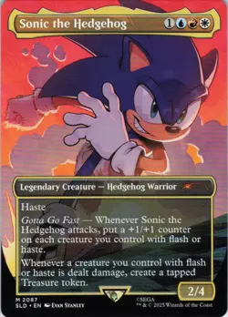 MTG Sonic the Hedgehog (2087) | NM | Secret Lair Drop Series {SLD} - Image 1