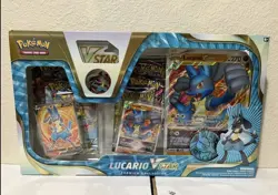 Pokemon TCG Sword & Shield Lucario VSTAR Premium Collection Box Factory Sealed - Image 1