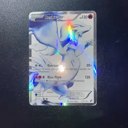 Pokemon TCG Reshiram Black and White Holo Card 113/114 2011 Full Art Edition - Image 1