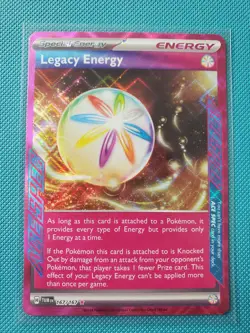 Pokemon TCG Twilight Masquerade Legacy Energy 167/167 ACE Spec Rare - Image 1