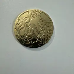 Pokemon Charizard Gold Metal Coin Ultra Premium Collection Good Condition - Image 1