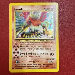 Pokemon - TCG - Ho-Oh - 7/64 - Neo Revelation MP/HP - VINTAGE - Image 1