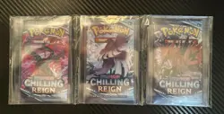 Pokemon Chilling Reign Sealed Booster Pack X3 Sword & Shield - Image 1