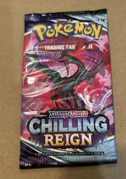 Pokemon Chilling Reign Sealed Booster Pack X3 Sword & Shield - Image 2