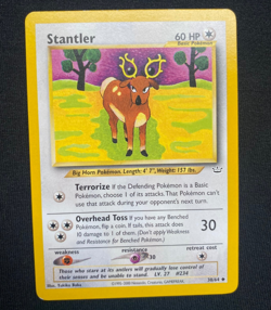 Pokemon - Stantler - 38/64 - Neo Revelation UNCOMMON WOTC (NM) - Image 1