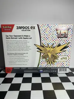 Zapdos EX 151 Collection Box - Scarlet & Violet Pokemon TCG - SEALED - Image 3