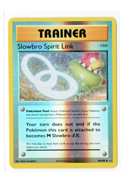 Pokemon TCG - Slowbro Spirit Link 86/108 Evolutions Reverse Holo Game Freak - NM - Image 1