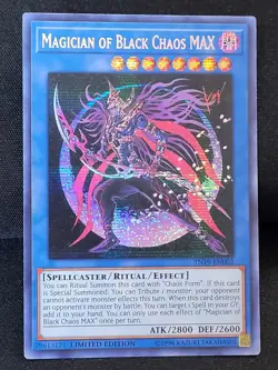 Yugioh! Magician of Black Chaos MAX TN19-EN002 x3 Playset Secret Rare Limited NM - Image 3