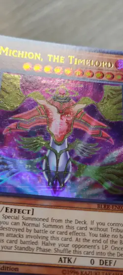 Yu-Gi-Oh! Michion, The Timelord / BLRR-EN021 1st Edition LP - Image 2