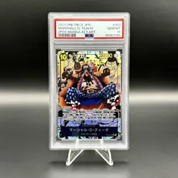 PSA 10 Marshall D. Teach OP09-093 Manga Japanese One Piece Card - Image 1