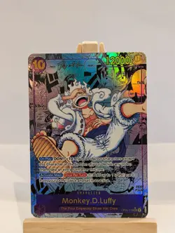 One Piece Card Game Monkey D Luffy Gear 5 Manga Card Rare Proxy Card OP05-119 - Image 3