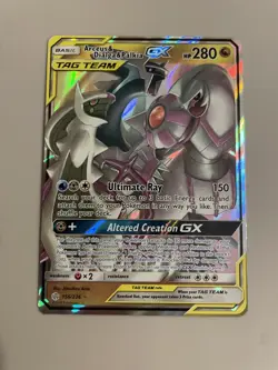 Pokemon Arceus & Dialga & Palkia GX Tag Team Card 156/236 Sm-Cosmic Eclipse NM/M - Image 1