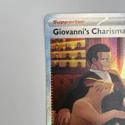 Giovanni's Charisma 207/165 SAR Trainer Pokemon TCG 151 English Card [Near Mint] - Image 3