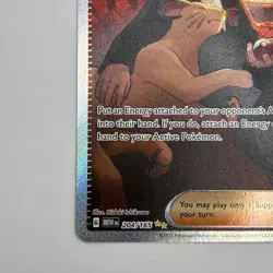 Giovanni's Charisma 207/165 SAR Trainer Pokemon TCG 151 English Card [Near Mint] - Image 5