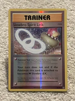 Slowbro Spirit Link Reverse Holo Evolutions Set Pokemon Card 86/108 NM - Image 1