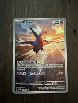 Pokemon TCG Latios 203/191 Surging Sparks Illustration Rare Holo Card 2024 - Image 1