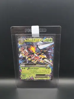 Pokemon TCG M Beedrill EX Promo Card XY158 Holo Rare - Image 3
