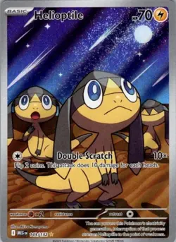 Helioptile 143/132 Illustration Rare Pokemon Card MEGA EVOLUTION - English NM - Image 1