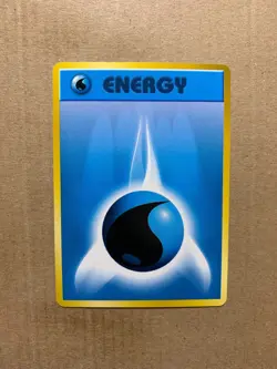 Japanese Water Energy - Base Set - Common Pokemon Card - NM/Mint - Image 1
