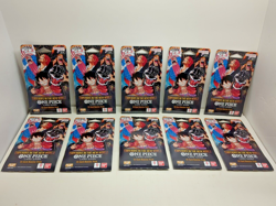 Lot of 10 PACKS ONE PIECE EMPERORS IN THE NEW WORLD 12 CARD BOOSTER PACK BANDAI - Image 1