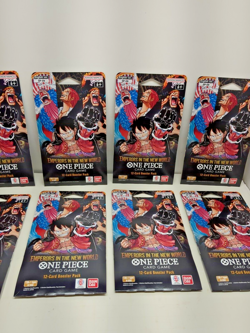 Lot of 10 PACKS ONE PIECE EMPERORS IN THE NEW WORLD 12 CARD BOOSTER PACK BANDAI - Image 3