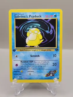 Pokemon TCG Sabrina's Psyduck Gym Challenge 1st Edition Common Card 99/132 - Image 1