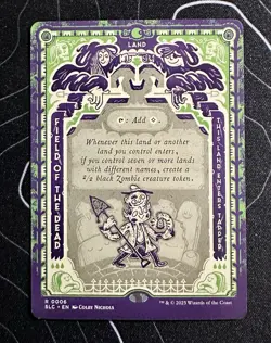 Magic the Gathering Secret Lair Encyclopedia Of Magic Field Of The Dead - Image 1