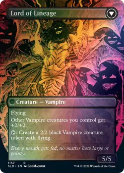 1 x Foil Bloodline Keeper Lord of Lineage - 1157 NM MTG Secret Lair - Image 2