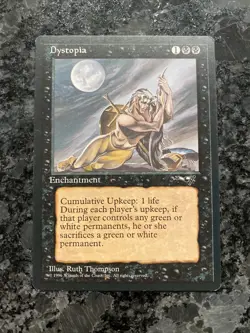 Mtg Dystopia Alliances LP Reserved List Magic the Gathering - Image 1