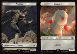 1x Zombie // Moogle - Token NM Eng MTG - Commander Final Fantasy - Image 1