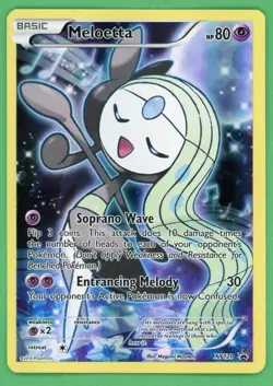 Meloetta Pokemon XY Black Star Promo XY120 - Image 1
