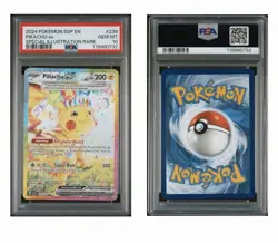 Pokemon 2024 Pikachu ex 238/191 SIR Surging Sparks GEM MINT PSA 10 - Image 1