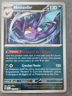 Carte POKEMON FR - EV06.5 Fable Nebuleuse 029/064 Nostenfer Reverse Neuf - Image 1