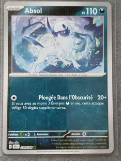 Carte POKEMON FR - EV06.5 Fable Nebuleuse 030/064 Absol Reverse Neuf - Image 1