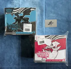Pokemon SV 10.5 Black Bolt and White Flare ETB (Set of 2) - Image 1