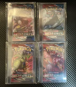 Battle Styles - Sealed 4 Booster Pack Art Set - Pokemon Sword & Shield TCG - Image 1