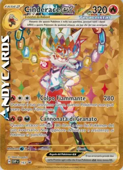 CINDERACE ex 163 • Rara Oro • Promo Scarlatto e Violetto SVP POKEMON - Image 1