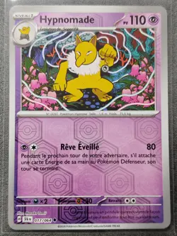 Carte POKEMON FR - EV06.5 Fable Nebuleuse 017/064 Hypnomade Reverse Neuf - Image 1