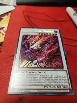 Yugioh Bramble Rose Dragon DOOD-EN039 Secret Rare 1st Ed Near Mint - Image 2