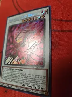 Yugioh Bramble Rose Dragon DOOD-EN039 Secret Rare 1st Ed Near Mint - Image 3