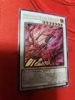 Yugioh Bramble Rose Dragon DOOD-EN039 Secret Rare 1st Ed Near Mint - Image 4