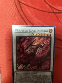 Yugioh Bramble Rose Dragon DOOD-EN039 Secret Rare 1st Ed Near Mint - Image 5