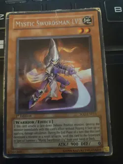 Yu-Gi-Oh! Mystic Swordsman LV2 - SOD-EN011 - Rare - 1st Edition HP - Image 1