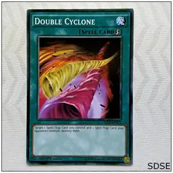 Double Cyclone - SDSE-EN033 - Common 1st Edition Yugioh - Image 1