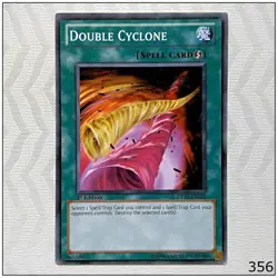 Double Cyclone - DP10-EN022 - Common 1st Edition Yugioh - Image 1