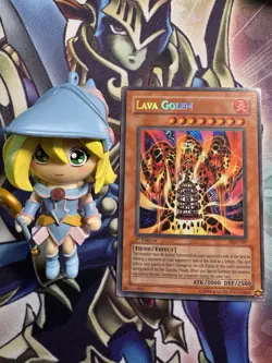 1 X Yu-Gi-Oh! Lava Golem - PGD-107 - 1st Ed. - Secret Rare - NM!! - Image 1